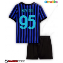 Otroške Nogometnih dresov Inter Milan Alessandro Bastoni #95 Domači 2025-26 Kratki rokavi (+ hlače)